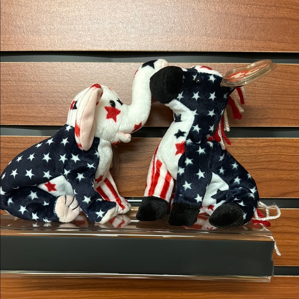 Patriotic Elephant Plush Toy Set